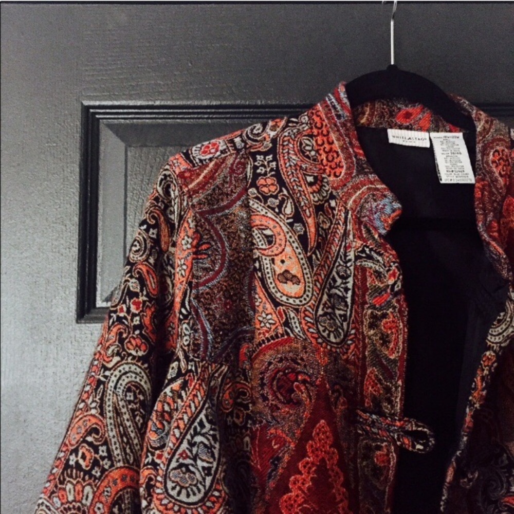 Beautiful Bohemian Style Jacket sz 18